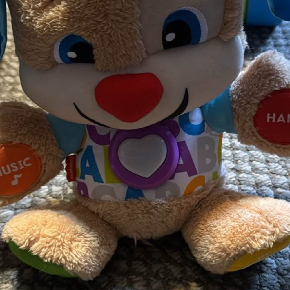 Interactive Plush Learning Toy with Music and Lights
